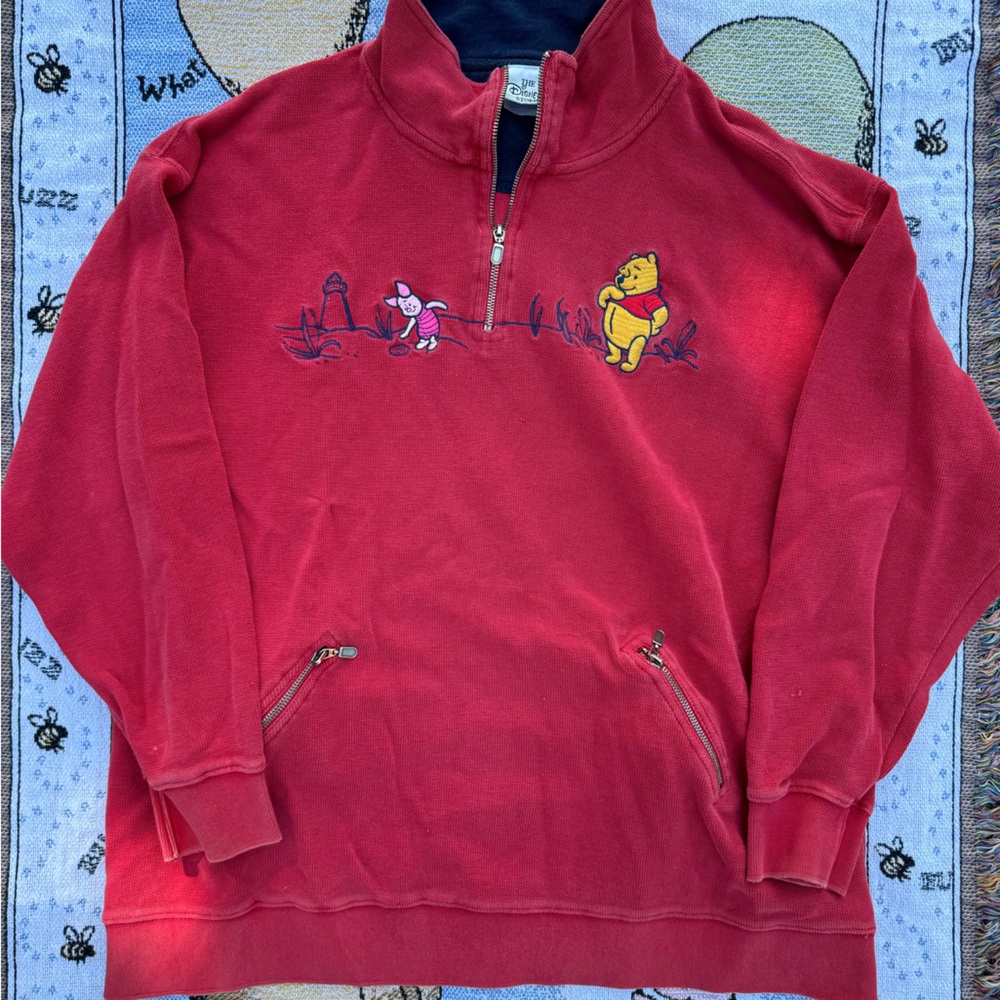vintage winnie the pooh & piglet pullover